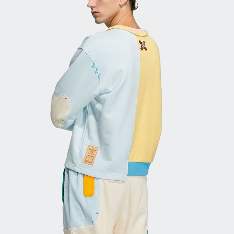 adidas Originals Melting Sadness Puppet Series Colorblock Retro Sweatshirt Unisex HC0348 圖 6