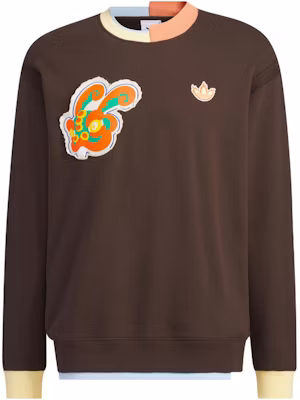 adidas Originals x Melting Sadness兔子贴布长袖卫衣 - 棕色 HY7251 Buy adidas Originals x Melting Sadness兔子贴布长袖卫衣 - 棕色 HY7251
