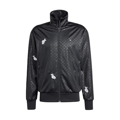 adidas Originals Mickey Mouse Collab Retro Jacket Black Men’s Full-Print Logo IY2264