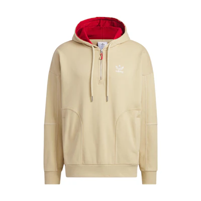 adidas Originals Miffy Collab Graphic Zip-Up Hoodie Khaki Brown HY7282