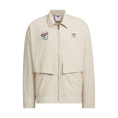 adidas Originals Nagaba SS23 Zip-Up Utility Jacket Beige Collaboration. IS0643