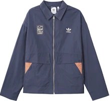 adidas Originals x Nagafuchi Takashi Navy Zip-Up Jacket with Flap Pockets IS0644 adidas Originals x Nagafuchi Takashi Navy Zip-Up Jacket with Flap Pockets IS0644