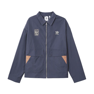 adidas Originals Nagafuchi Takashi Navy Zip-Up Jacket with Flap Pockets IS0644