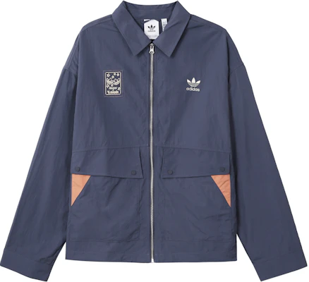 adidas Originals x 長渕孝士海軍藍拉鍊外套附翻蓋口袋 IS0644 Order adidas Originals x 長渕孝士海軍藍拉鍊外套附翻蓋口袋 IS0644
