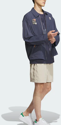 adidas Originals x 長渕孝士海軍藍拉鍊外套附翻蓋口袋 IS0644 Shop adidas Originals x 長渕孝士海軍藍拉鍊外套附翻蓋口袋 IS0644