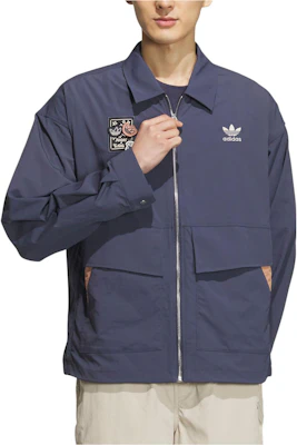 adidas Originals x 長渕孝士海軍藍拉鍊外套附翻蓋口袋 IS0644 Purchase adidas Originals x 長渕孝士海軍藍拉鍊外套附翻蓋口袋 IS0644
