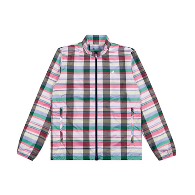 adidas Originals NOAH Waterproof Checkered Track Jacket Red - GE1260