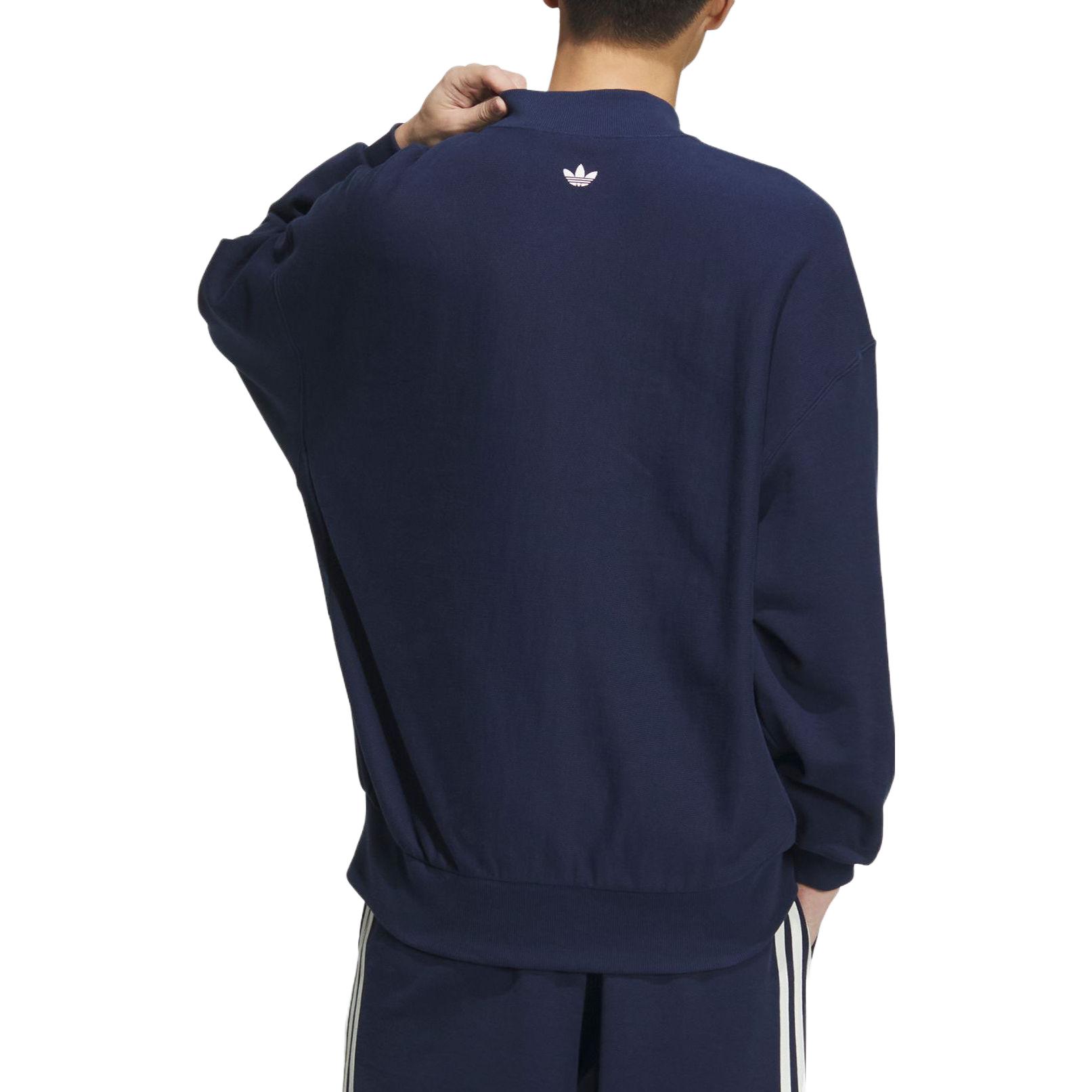 Shop adidas Originals x Notitle Kolaborasi Baju Sweater Biru Unisex IN1089