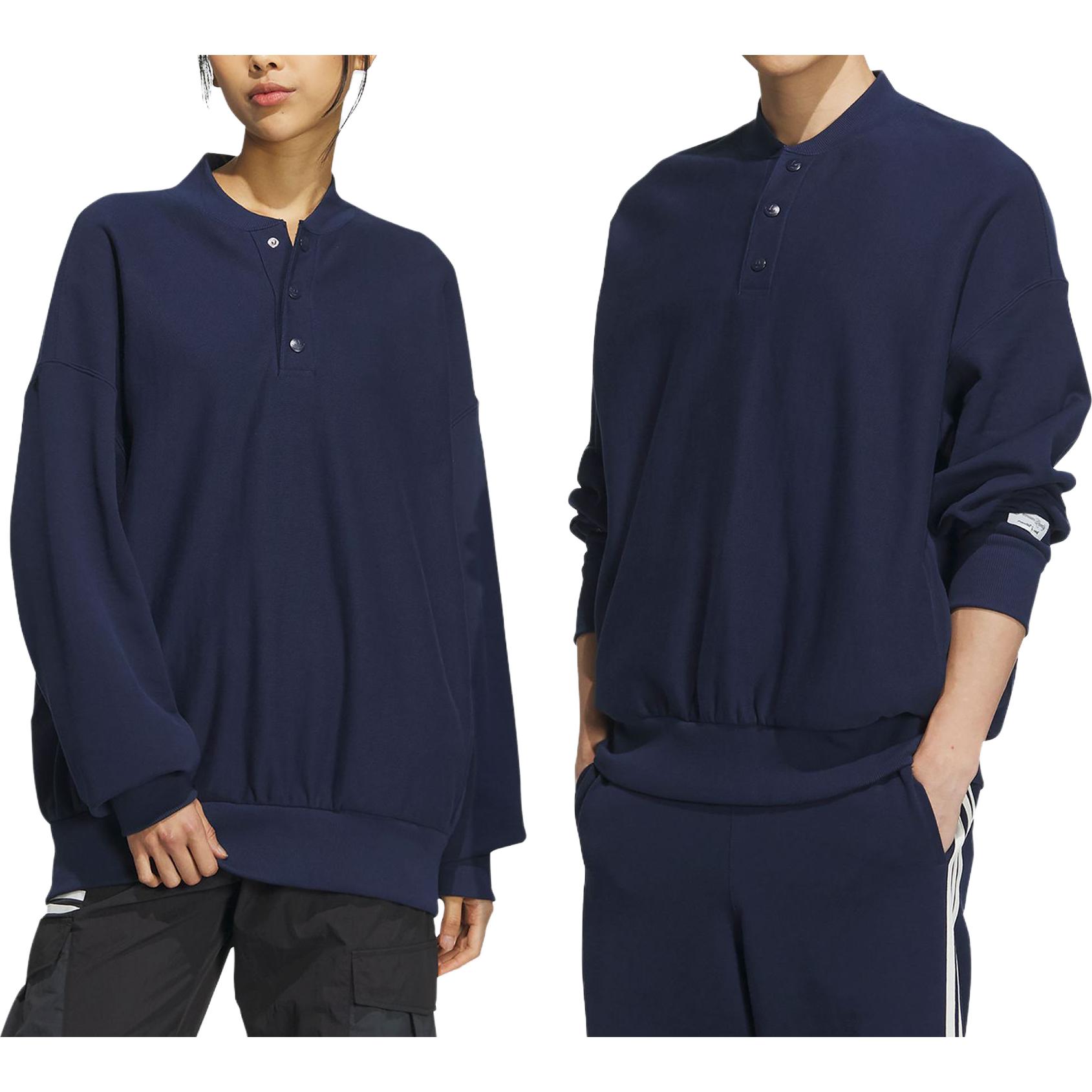 Details for adidas Originals x Notitle Kolaborasi Baju Sweater Biru Unisex IN1089