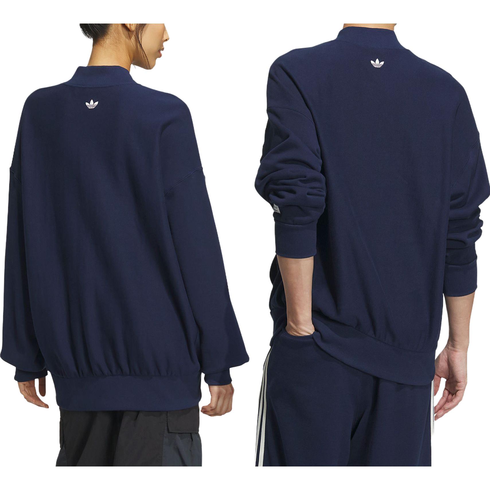 Sizing adidas Originals x Notitle Kolaborasi Baju Sweater Biru Unisex IN1089
