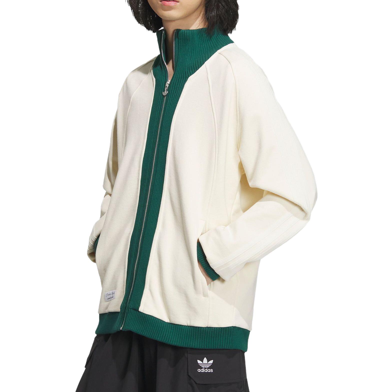 adidas Originals Notitle Colorblock Zip-Up Jacket Unisex White IN1087 圖 3