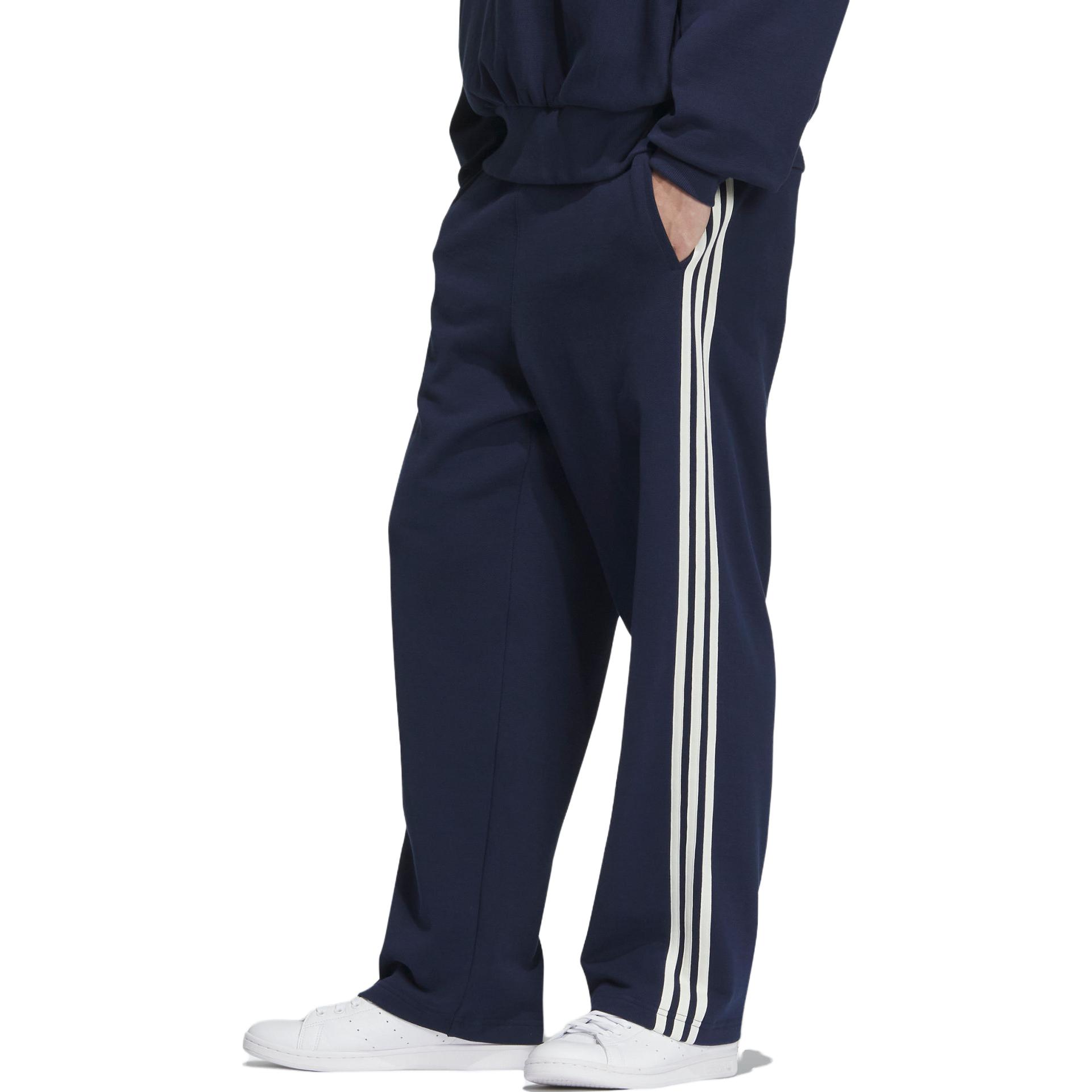 Details for adidas Originals x Notitle FW23 Celana Track Biru Garis Vintage Casual IN1085