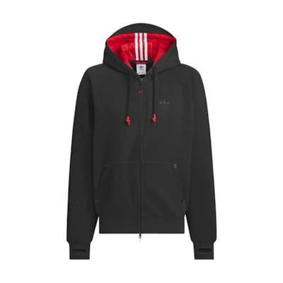 adidas Originals Ordinary People Black Logo Hoodie Jacket Collaboration JN5829