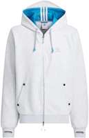 Order adidas Originals x Ordinary People Colorblock Full-Zip Hoodie Jacket Grey Men JN5828