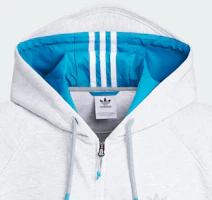 Sizing adidas Originals x Ordinary People Colorblock Full-Zip Hoodie Jacket Grey Men JN5828