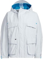 adidas Originals x Ordinary People FW24 Hooded Waterproof Utility Jacket Grey JN5824 adidas Originals x Ordinary People FW24 Hooded Waterproof Utility Jacket Grey JN5824