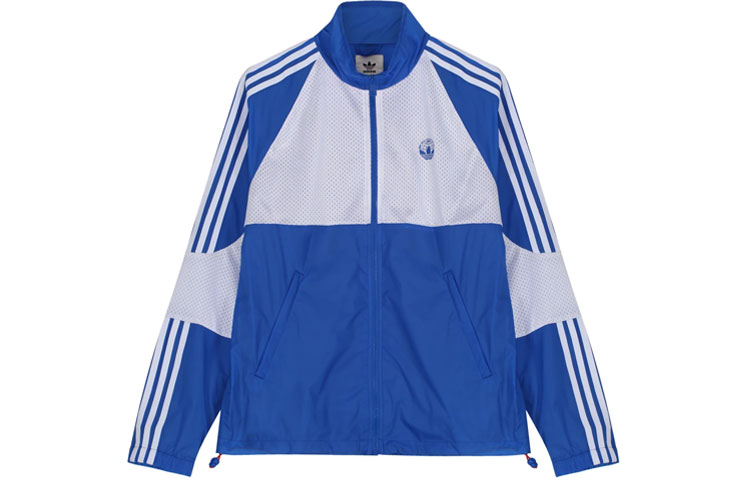 adidas Originals Oyster Retro Track Jacket Blue with Striped Design ED6871
