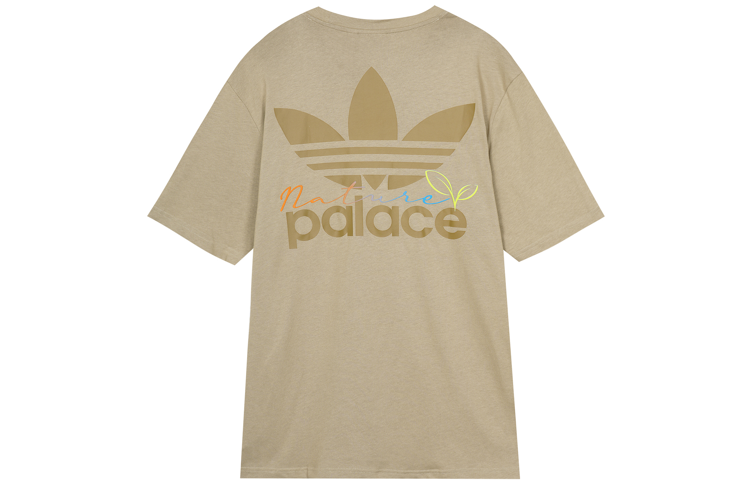 adidas Originals PALACE Brown Logo Print Tee Unisex Collaboration Series. HM9198 圖 3