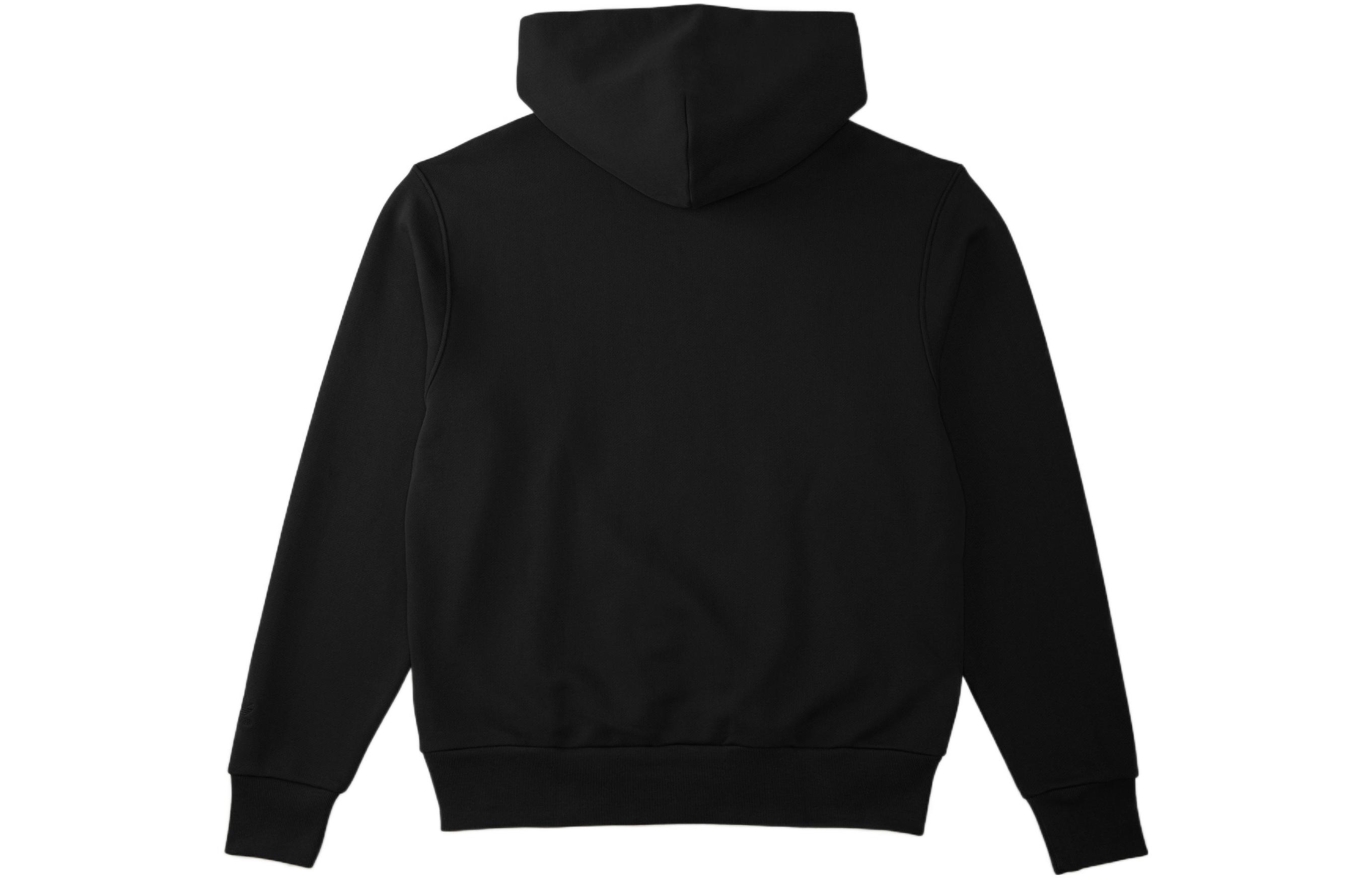 adidas Originals Pharrell Williams Black Foam Letter Hoodie Unisex Casualwear HG1812 圖 3