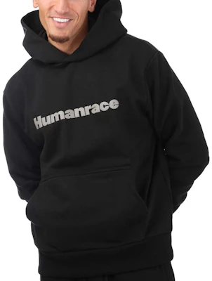 adidas Originals x Pharrell Williams Black Foam Letter Hoodie Unisex Casualwear HG1812 Cheap adidas Originals x Pharrell Williams Black Foam Letter Hoodie Unisex Casualwear HG1812