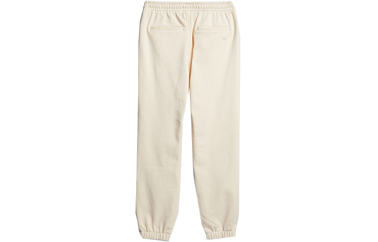 Lookbook adidas Originals x Pharrell Williams 聯名寬鬆版米色運動長褲 男女同款 GH4382