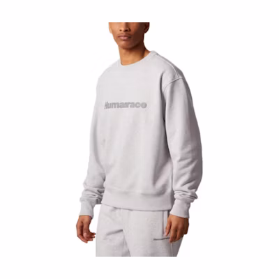 adidas Originals Pharrell Williams Crewneck Sweatshirt Grey Unisex Casual Pullover HI5543