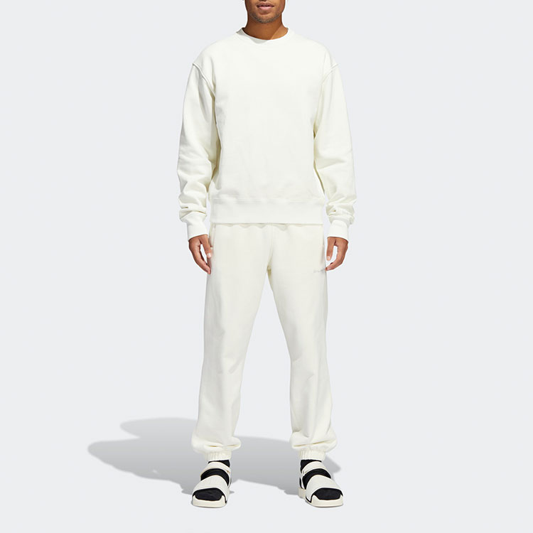 adidas Originals Pharrell Williams Crewneck Sweatshirt White Unisex HF9944 圖 7