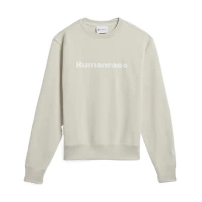 adidas Originals Pharrell Williams Grey Logo Crewneck Sweatshirt Unisex HS4832