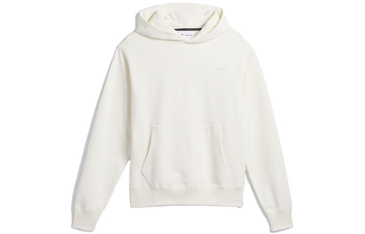 adidas Originals Pharrell Williams Hoodie White Unisex Pullover HF9906