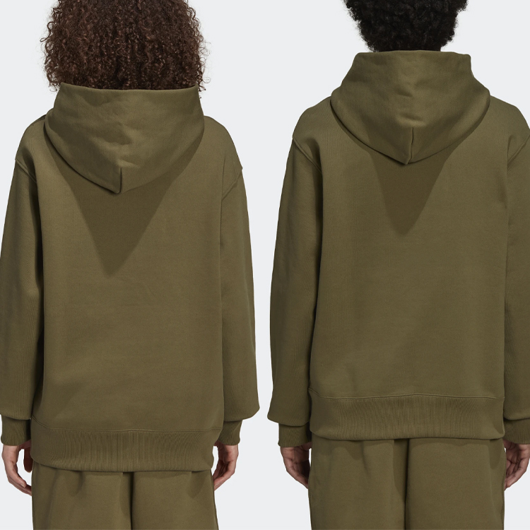 Purchase adidas Originals x Pharrell Williams Hoodie Hijau Zaitun Unisex Kasual H58302