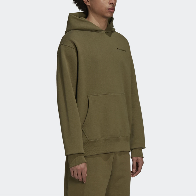 Details for adidas Originals x Pharrell Williams Hoodie Hijau Zaitun Unisex Kasual H58302
