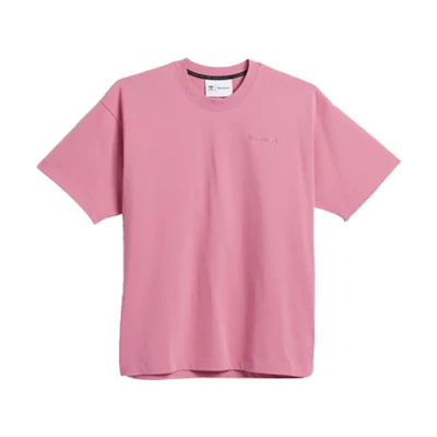 adidas Originals Pharrell Williams Pink Oversized Casual T-Shirt Unisex. HF9954