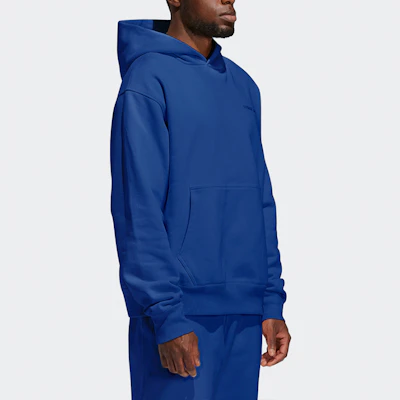 adidas Originals x Pharrell Williams PW Basics Hoodie Biru Unisex Bordir GM1942 Details for adidas Originals x Pharrell Williams PW Basics Hoodie Biru Unisex Bordir GM1942