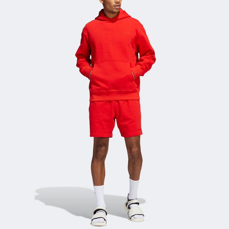 adidas Originals Pharrell Williams Red Hoodie Unisex Casual Sweatshirt HF9903 圖 4