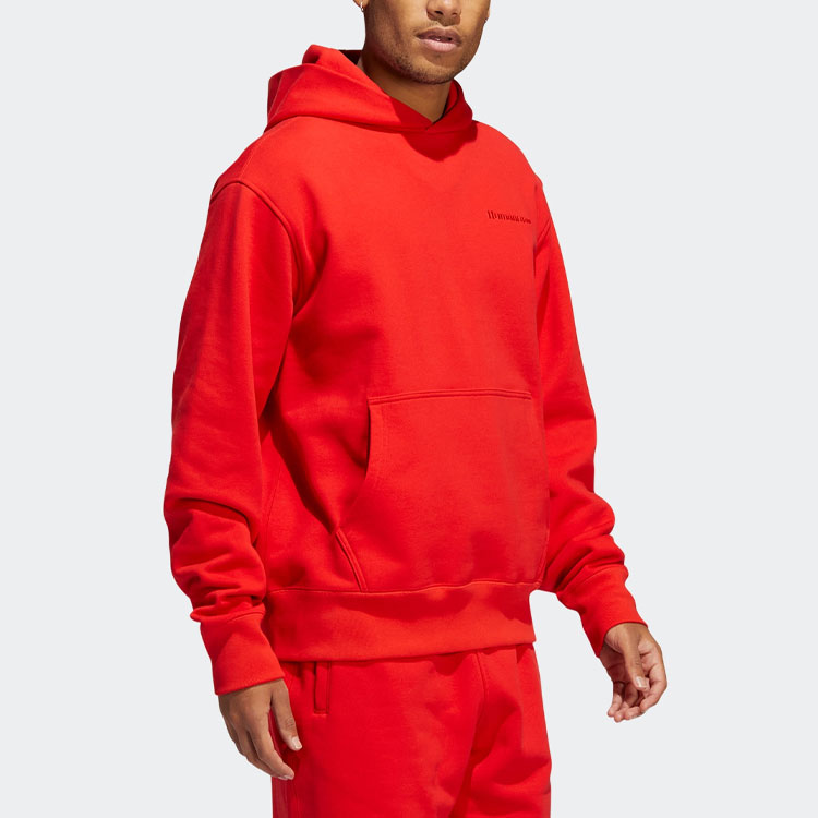 adidas Originals Pharrell Williams Red Hoodie Unisex Casual Sweatshirt HF9903 圖 7