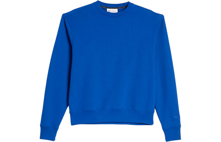 adidas Originals Pharrell Williams Solid Blue Crewneck Sweatshirt Unisex HF9935