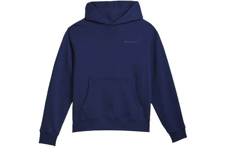 adidas Originals Pharrell Williams Unisex Hoodie Deep Blue Casual Sweatshirt H58301 圖 2