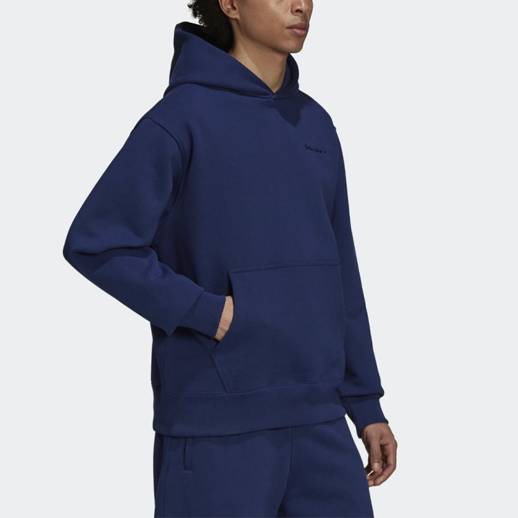 adidas Originals Pharrell Williams Unisex Hoodie Deep Blue Casual Sweatshirt H58301 圖 6