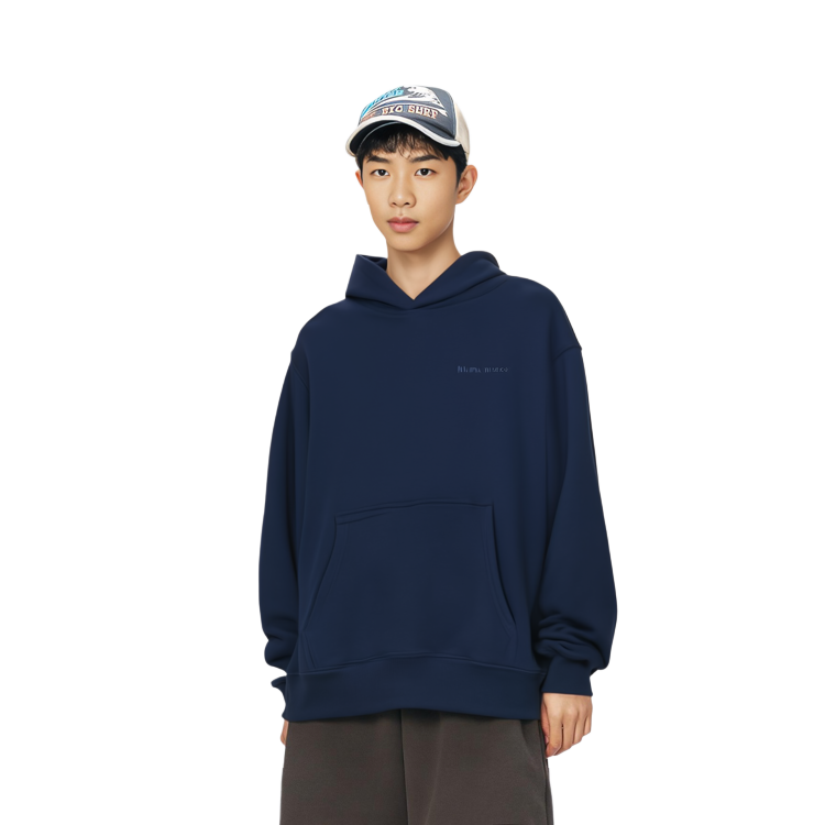 adidas Originals Pharrell Williams Unisex Hoodie Deep Blue Casual Sweatshirt H58301 圖 8