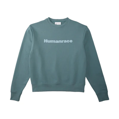 adidas Originals Pharrell Williams Unisex Pullover Crewneck Sweatshirt Green HK6694
