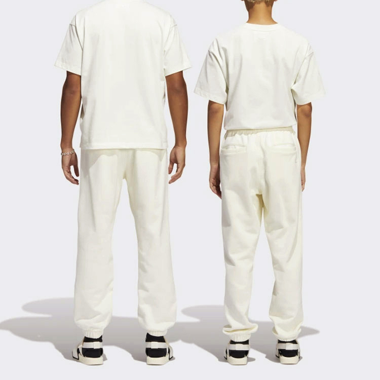 Details for adidas Originals x Pharrell Williams 白色運動休閒褲 男女寬鬆版型. HF9919