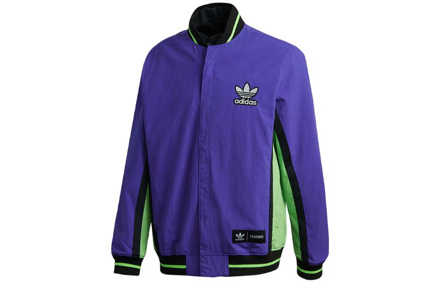 adidas Originals SANKUANZ Reversible Embroidered Logo Retro Track Jacket - Men FT6039