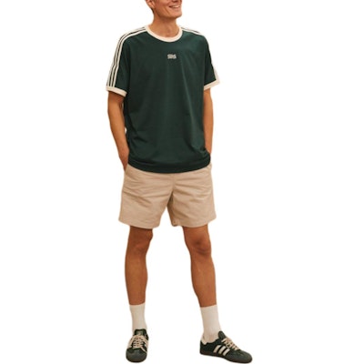 adidas Originals x SNS Collab FW24 Green Track Top Unisex Fashion T-Shirt. IZ3143 Details for adidas Originals x SNS Collab FW24 Green Track Top Unisex Fashion T-Shirt. IZ3143