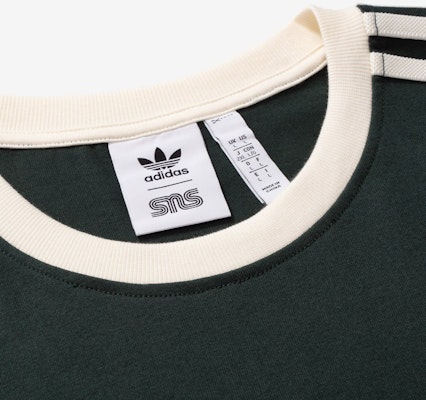 adidas Originals x SNS Collab FW24 Green Track Top Unisex Fashion T-Shirt. IZ3143 2