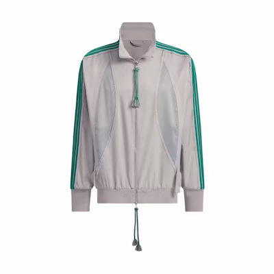 adidas Originals Song for the Mute FW24 Grey Green Striped Track Jacket Unisex. JI9646
