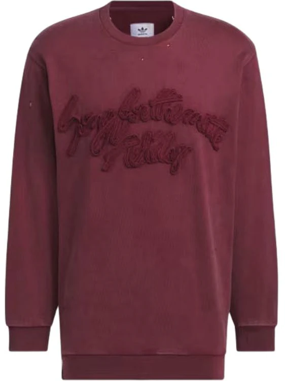 adidas-originals-x-song-for-the-mute-fw-24-unisex-dark-red-crewneck-sweatshirt-ji-9641
