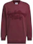 Order adidas Originals x Song for the Mute FW24 Unisex Dark Red Crewneck Sweatshirt JI9641