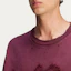 Details for adidas Originals x Song for the Mute FW24 Unisex Dark Red Crewneck Sweatshirt JI9641