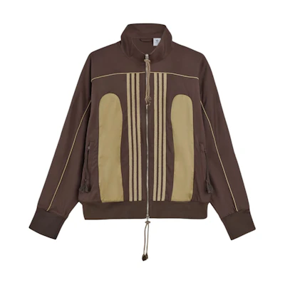 adidas Originals Song for the Mute Gender Neutral Brown Zip-Up Jacket. JN0740