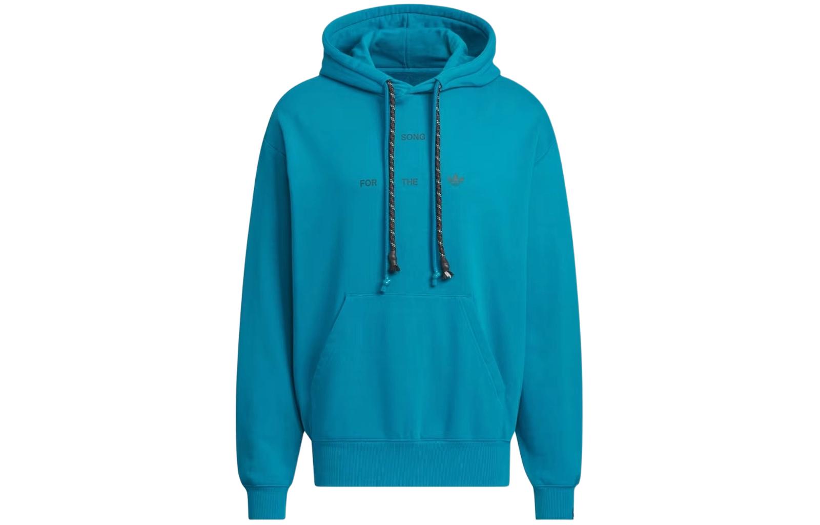 adidas Originals x Song for the Mute Logo Hoodie Blue Green Unisex IY9518